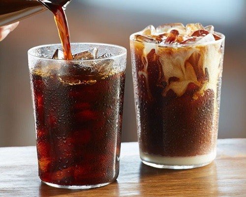 Two Glasses full of Cold Brew Coffee