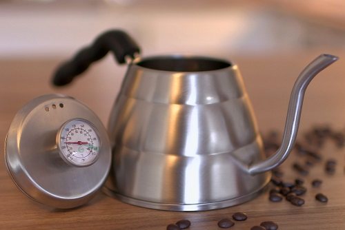 Pour Over Coffee Kettle with Built in Thermometer Image