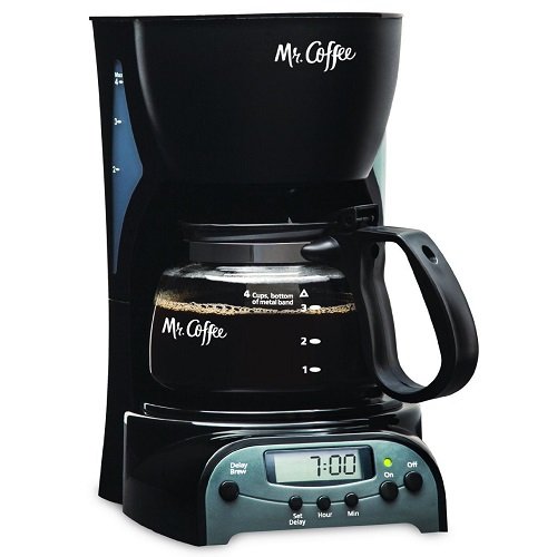 Mr. Coffee 4-Cup Programmable Coffeemaker, DRX5 Design