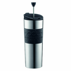 Bodum Insulated Stainless-Steel Travel French Press Coffee and Tea Mug Image