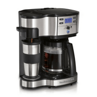 Hamilton Beach Single Serve Full Pot Coffeemaker Image