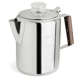 Rapid Brew Stovetop Coffee Percolator, Stainless Steel, 2-9 Cup