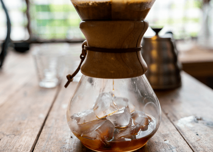 Making Iced Coffee In A Pour Over Coffee Maker