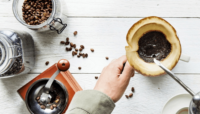 Barista Making Pour Over Coffee