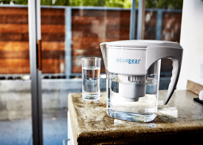 Aquagear Water Pitcher On Counter