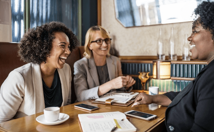 Business Meeting At Coffee Shop