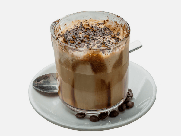 Marocchino Coffee In A Small Glass