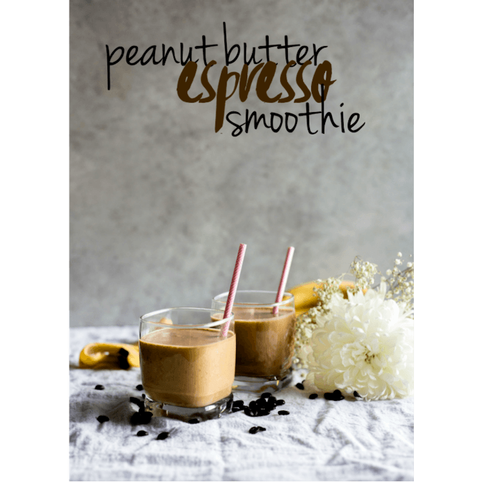 Peanut-butter Espresso Smoothie 