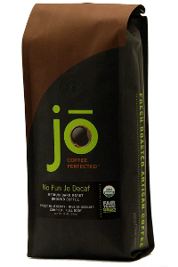 No Fun Jo decaffeinated coffee