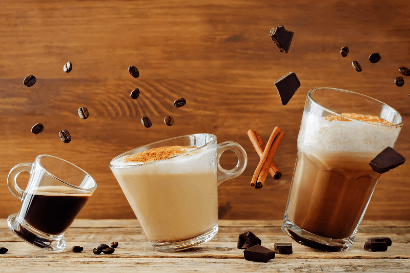 Five most popular types of coffee