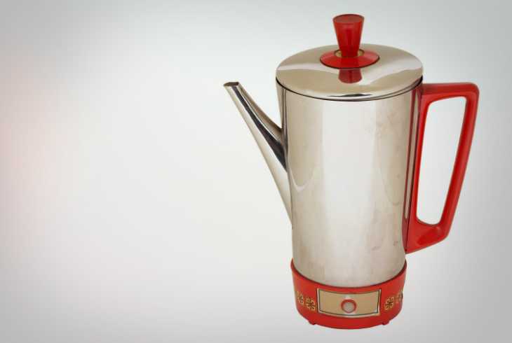 Vintage electric coffee percolator